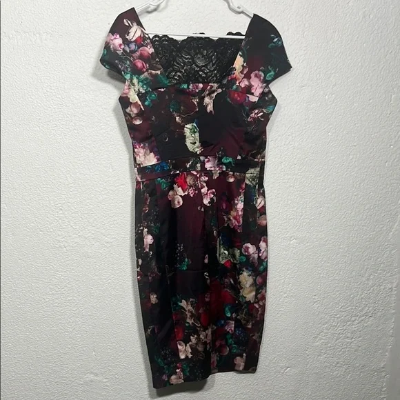 Just Cavalli - Floral Black Dress EU 44 - Picture 5 of 8